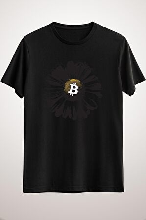 Unisex Siyah Bitcoin Daze-y Classic T-shirt