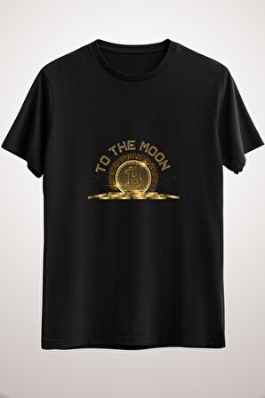Unisex Siyah Bitcoin Is The New Gold Classic T-shirt
