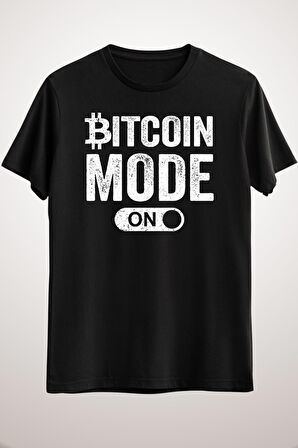 Unisex Siyah Bitcoin Mode Essential T-shirt
