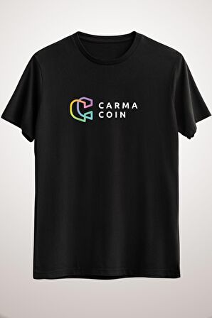 Unisex Siyah Carma Coin Crypto Classic T-shirt