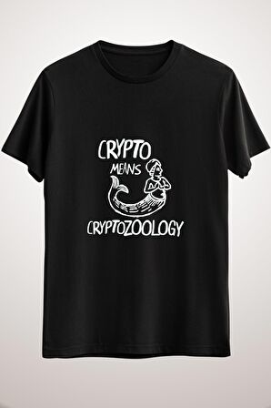 Unisex Siyah Crypto Means Cryptozoology Classic T-shirt
