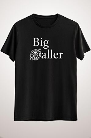 Unisex Siyah Cryptocurrency Big Baller Classic T-shirt