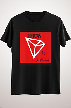 Unisex Siyah Cryptocurrency Lovers Classic T-shirt