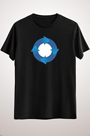 Unisex Siyah Cryptonex (cnx) Classic T-shirt