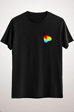 Unisex Siyah Curve.fi Classic T-shirt