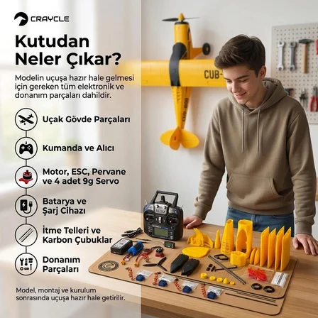 CraycleCub V2 800 mm FPV Trainer Complete Kit
