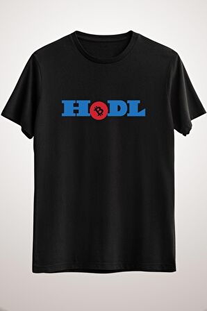 Unisex Siyah Hodl That Bitcoin, Supermarket Logo Design Classic T-shirt