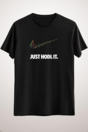 Unisex Siyah Hodl. Classic T-shirt