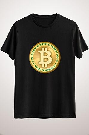 Unisex Siyah In Cryptocurrency We Trust Classic T-shirt