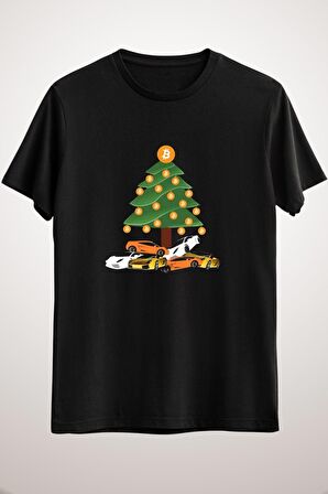 Unisex Siyah Lambo T-shirt - Merry Cryptmas Shirt - Lambo Crypto T-shirt Essential T-shirt