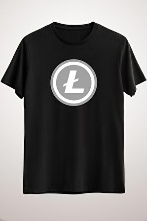 Unisex Siyah Litecoin Cryptocurrency Hodl Essential T-shirt