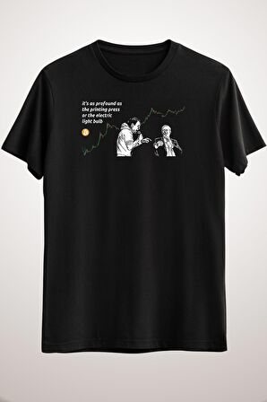 Unisex Siyah Max Keiser &amp; Peter Schiff Debate Bitcoin Classic T-shirt