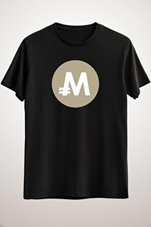 Unisex Siyah Monacoin (mona) Classic T-shirt