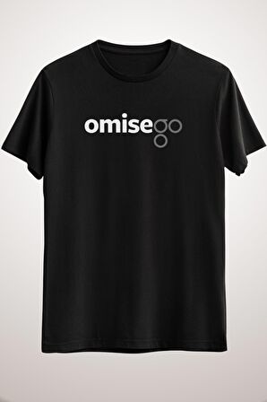 Unisex Siyah Omisego Premium T-shirt