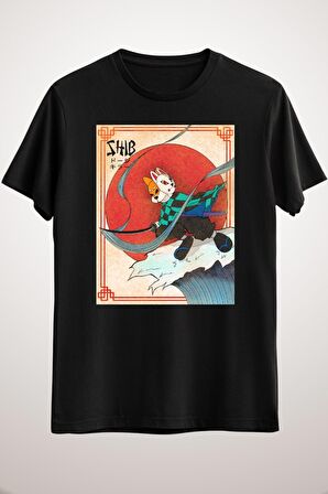 Unisex Siyah Shib Army Doge Killer Shiba Inu Coin Classic T-shirt