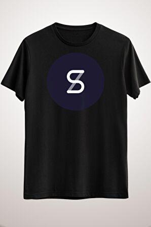 Unisex Siyah Synthetix Classic T-shirt