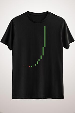 Unisex Siyah To The Moon (white Version) Essential T-shirt