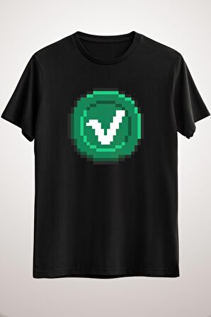 Unisex Siyah Vertcoin (vtc) Classic T-shirt