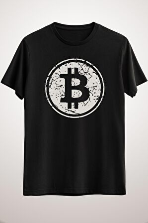 Unisex Siyah Vintage Bitcoin Shirt For Crypto Currency Traders! Essential T-shirt