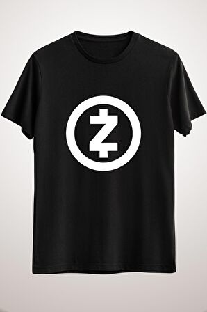 Unisex Siyah Zcash Zec Crypto Essential T-shirt