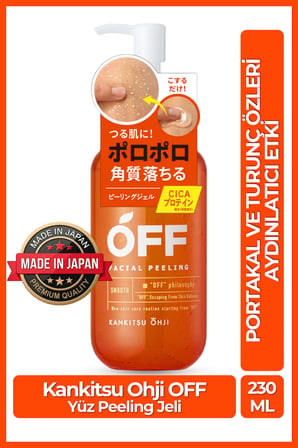 Kankitsu Ohji OFF Hassas Ciltlere Uygun Narenciye Özlü Canlandırıcı & Arındırıcı Peeling Jeli.