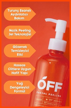 Kankitsu Ohji OFF Hassas Ciltlere Uygun Narenciye Özlü Canlandırıcı & Arındırıcı Peeling Jeli.
