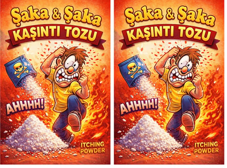 2 Adet Kaşıntı Tozu Şaka Kaşıntı Tozu Eğlence Şaka Amaçlı Toz
