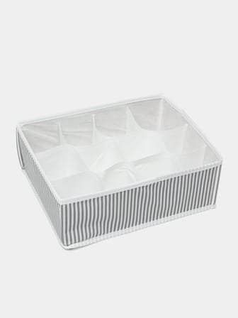 12 Bölmeli Pratik Bölmeli Çekmece Düzenleyici Organizer(iç Çamaşırı Kravat Çorap Düzenleyici)