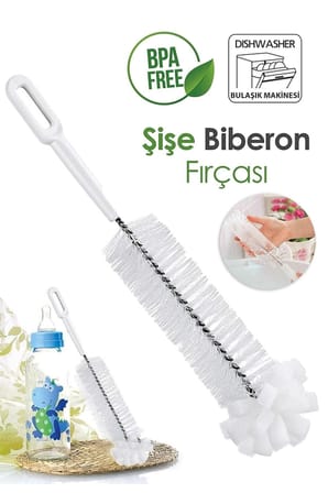 Premium Lüks Şişe Ve Biberon Fırçası - Ultra Dayanıklı Profesyonel Temizlik & Kristal Parlaklık