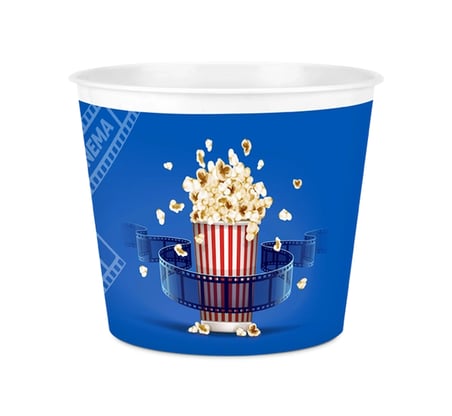 Popcorn Mısır Kovası Dekoratif