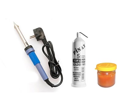 Lehim Havya 40w - Kalem Havya -  Değiştirilebilir Uç Tüp - Tel Set