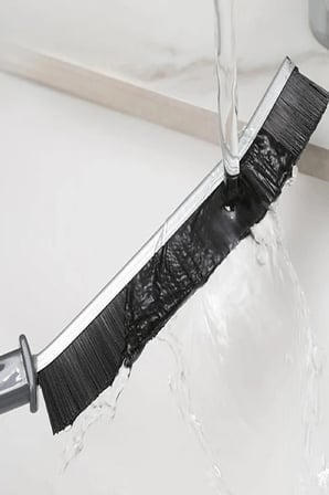 5 Adet İnce Kıl Fırça Banyo Mutfak Pencere Oluk Klozet Kenarı Kavisli Detay Temizleme Fırçası