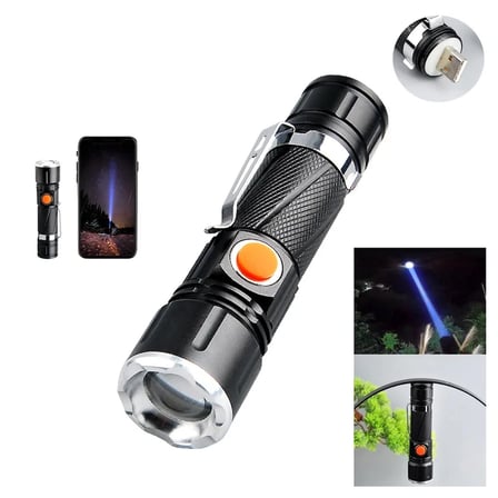 P50 Led Şarjli Mıknatıslı Usb El Feneri Wt-622