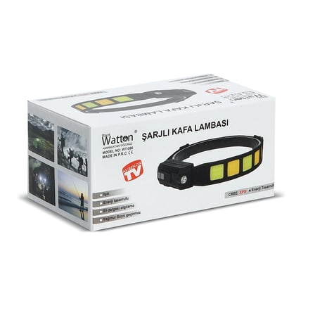 Sensörlü Cob Xpg Led Kafa Lambası Wt-066