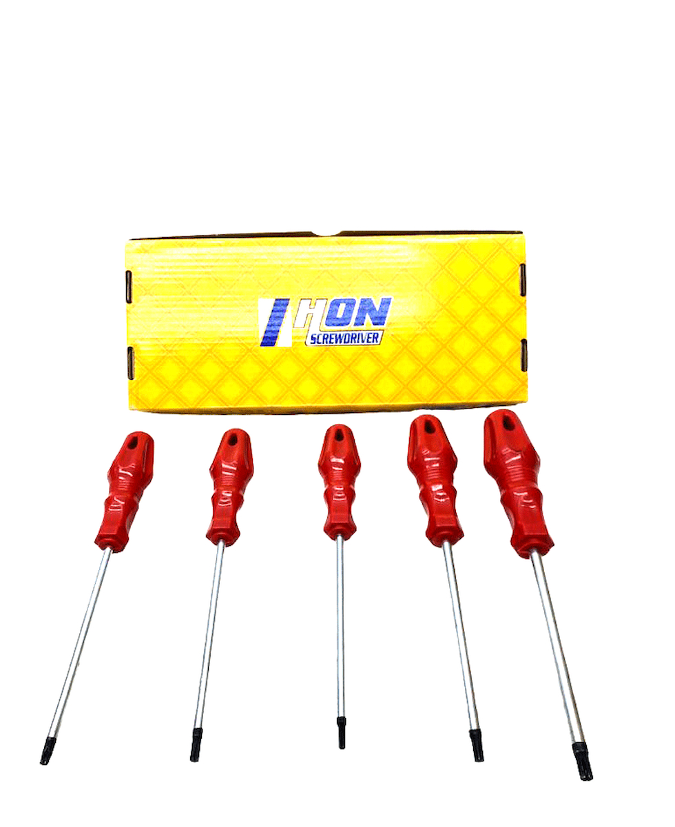 Tornavida 5 Parça Tork Torx Tornavida Seti