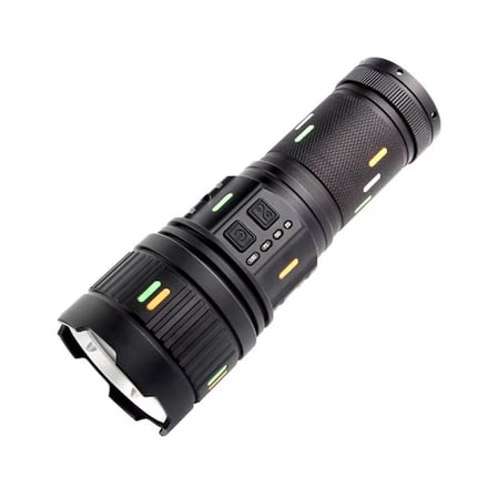 F.b.ı Pro F-3001 Alüminyum Tg Led Güç Göstergeli Type-c Şarjlı El Feneri 100 W