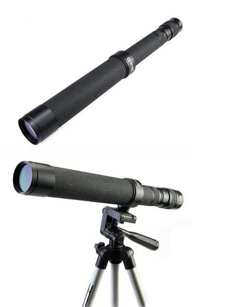 Baigish Zt8-24x40 Rus Model Zoomlu Deri Çantalı Tripot Bağlanan Tekli Dürbün