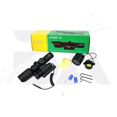 3-10x42 Zoomlu Av Dürbünü Lazer Zenon Fenerli M9
