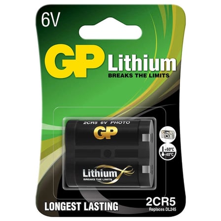 Gp 2Cr5 / Dl245 6V Lityum Pil