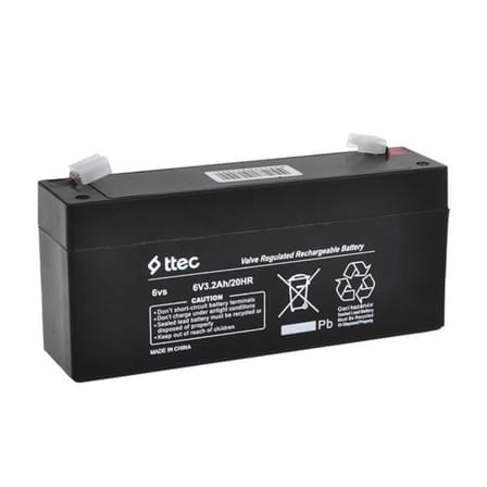 Ttec 6v 3.2 Ah Kuru Bakımsız Akü