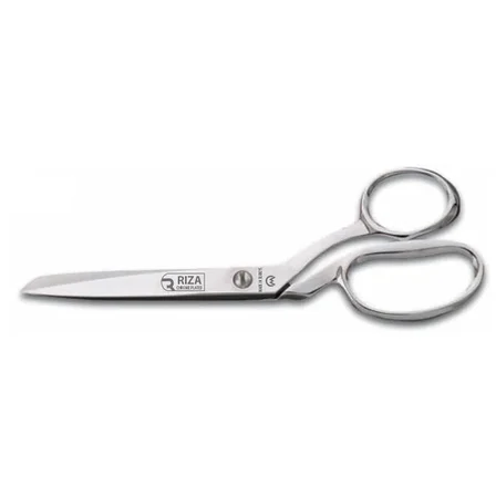 Rıza M-A3157-9 Tekstil / Yatık Regula Makası No: 9 İnç / 22,86 Cm - Nikel Kaplama