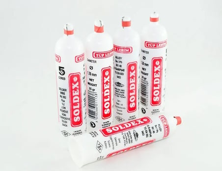 Soldex Tüp Lehim 1,2 Mm 25 Gr - 5 Kanallı, Sn:60 / Pb:40