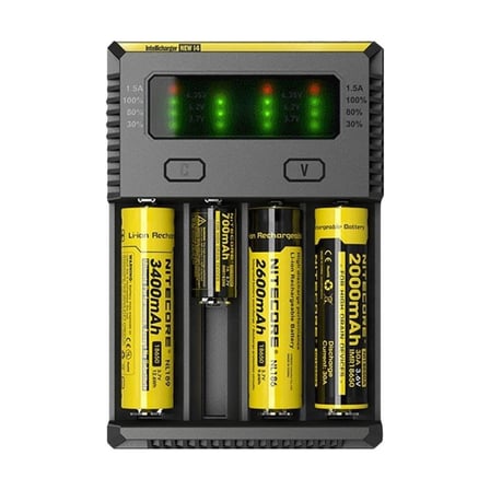 Nitecore New İ4 İntelli Charger Li-Ion / Nı-Cd / Nı-Mh Pil Şarj Cihazı