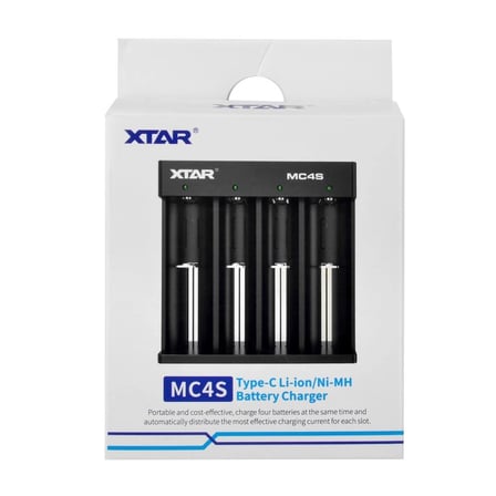 Xtar Mc4S Dörtlü Li-Ion / Nı-Cd / Nı-Mh Pil Şarj Cihazı