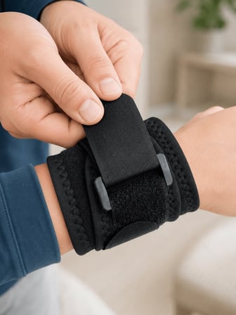 Ayarlanabilir Bileklik Bilek Destek Bandı Spor Egzersiz Ve Günlük Kullanım İçin