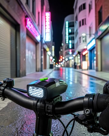Led Bisiklet Farı Su Geçirmez 1500 Lümen