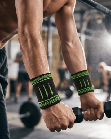2 Adet Spor Bilek Desteği Kompresyonlu Konforlu Ve Dayanıklı Kullanım