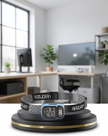 Led Kafa Lambası Type-C Şarjlı 53 Modlu