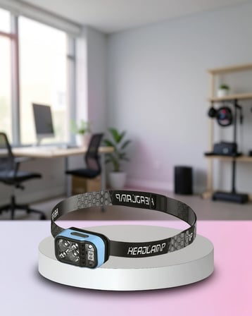 Led Kafa Feneri 3 Renk 53 Mod Type-C Şarjlı