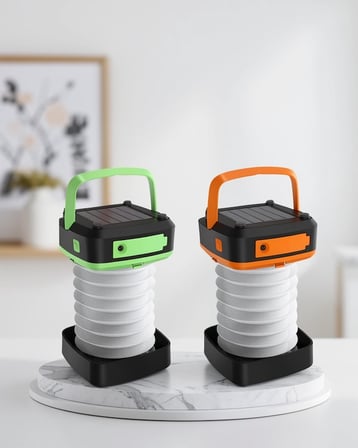Portatif Solar Işıldak Lamba 1200 Mah Dokunmatik